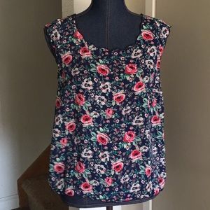 Lauren Conrad floral tank
